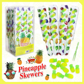 Jelly candy PINEAPPLE SKEWERS 11g
