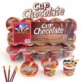 Chocolate cream with biscuit SURPRISE CUP 12g