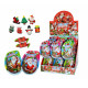 Plastic egg with candy and toy MERRY CHRISTMAS EGGS 10g