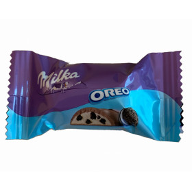 Pieninis šokoladas su oreo sausainiais MILKA MIX MINI 10kg