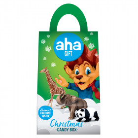 Saldumynų rinkinys su gyvūnėliu AHA ZOO CHRISTMAS 250g
