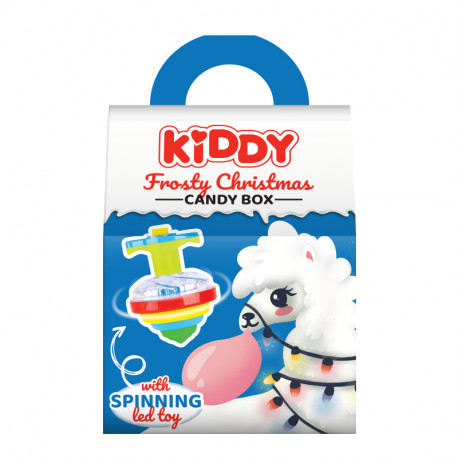 Saldumynų rinkinys su vilkeliu KIDDY FROSTY CHRISTMAS 200g