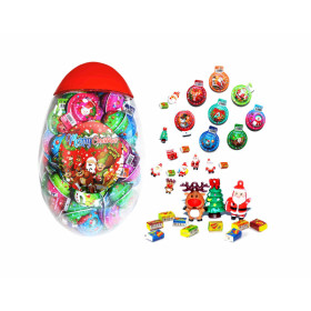 Plastikinis kiaušinis su siurprizu CHRISTMAS EGG 4,2g