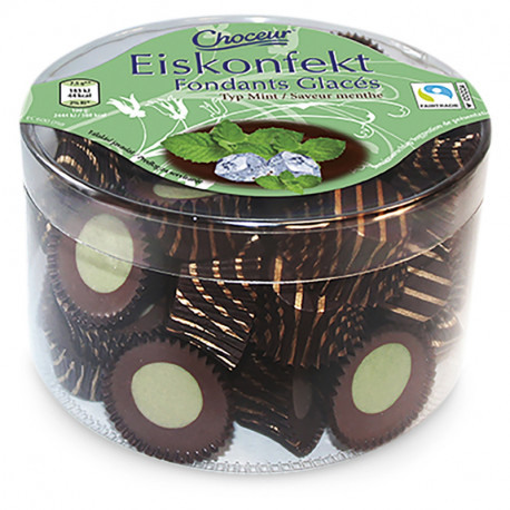 Šokoladiniai saldainiai su gaiviu pipirmėčių skoniu EISKONFEKT 300g