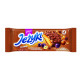 Milk chocolate-coated biscuits with caramel, hazelnuts, raisins and cereal crisps JEZYKI CLASSIC 140g