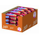 Biscuits in chocolate with caramel 35.5%, cereal crisps and cherry granules JEZYKI CHERRY 140g