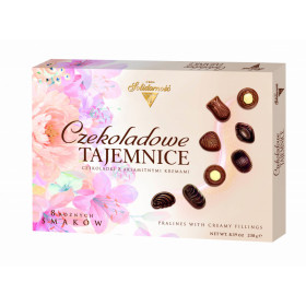 Šokoladiniai saldainiai su kreminiais įdarais CHOCOLATE MYSTERIES MIX 238g