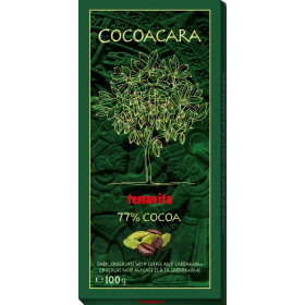 Dark chocolate coffee and cardamom 77% 100 g