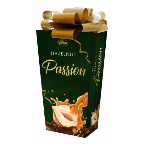 Šokoladiniai saldainiai su lazdynų riešutais HAZELNUT PASSION PREZENT 196g