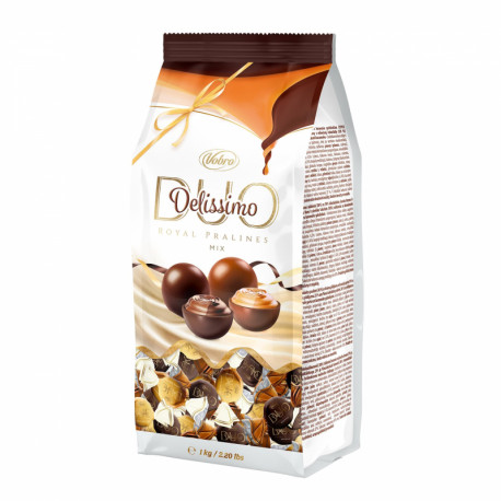 Šokoladinių saldainių rinkinys DELLISSIMO DUO 1 kg