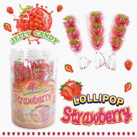 Fruit flavored gels JELLY STRAWBERRY 13g