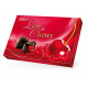Šokoladiniai saldainiai su vyšniomis mirkytomis alkoholyje LOVE and CHERRY 198g.