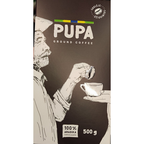 Ground coffee PUPA 500g.