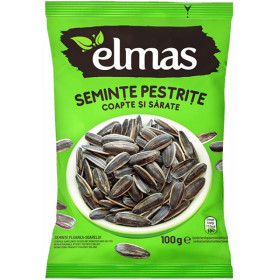 Kepintos dryžuotos saulėgrąžų sėklos su druska 100g