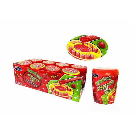 Jelly candy + strawberry jam SWEET SET JELLY 96g