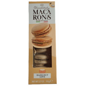 Hazelnut-flavored cookies MACARONS 90g