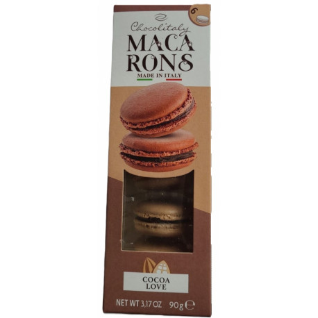 Cookies with cocoa flavor MACARONS 90g