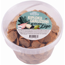 Black bread chips with garlic and seeds 500g