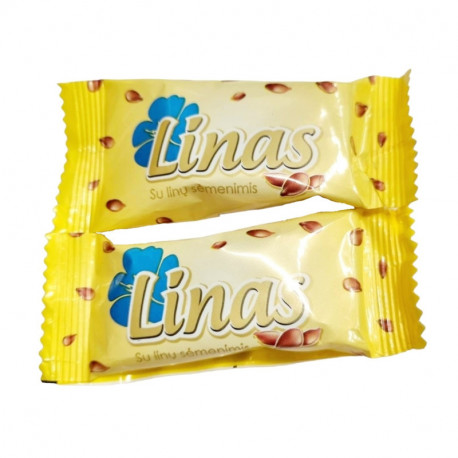 Milk-flavored candies with flax seeds LINAS 1 kg