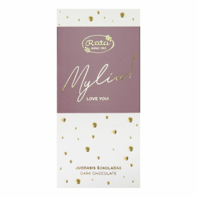 Dark chocolate 55% "LOVE!" 70 g