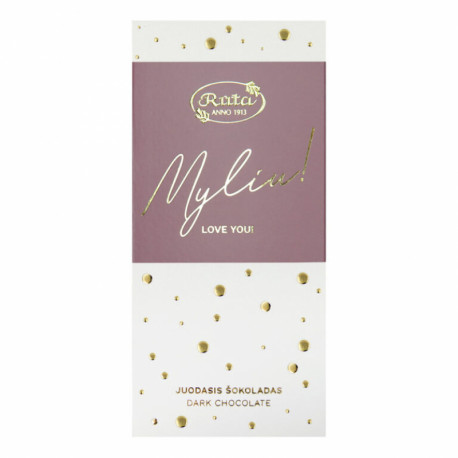 Dark chocolate (55%) "LOVE!" 70 g