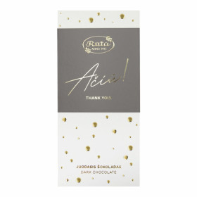 Dark chocolate 55% "THANK YOU" 70g