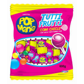 Ledinukai ant pagaliuko POP MANIA TUTTI FRUTTI 600g