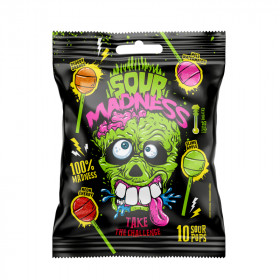 Ekstra rūgščių Ledinukų rinkinys. SOUR MADNESS 100g