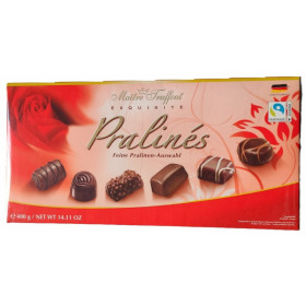Šokoladinių saldinių rinkinys PRALINES 400g