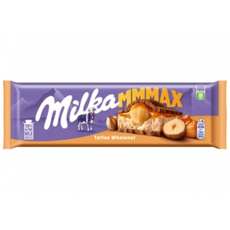 Milk chocolate MILKA TOFFEE WHOLENUTS 300g