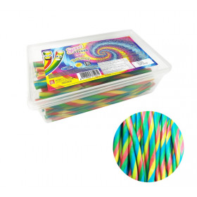 Colored jelly sticks BRILLO TUTTI FRUTTI  (1kg*8)