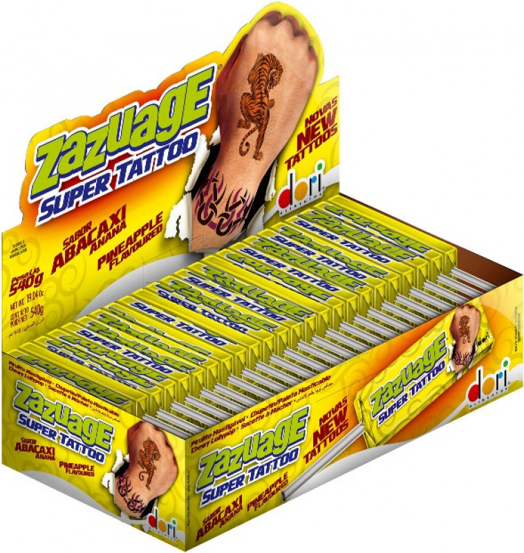 ♡♡♡→ Chewing pineapple flavored candies DORI ZAZUAGE 560g