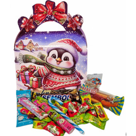 Gift PINGVINUKO KALĖDOS 310g set of sweets