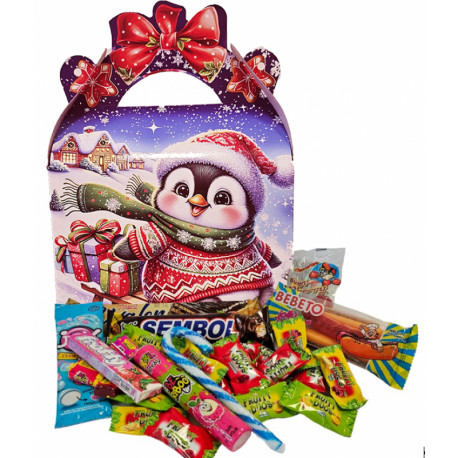 Gift PINGVINUKO KALĖDOS 310g set of sweets