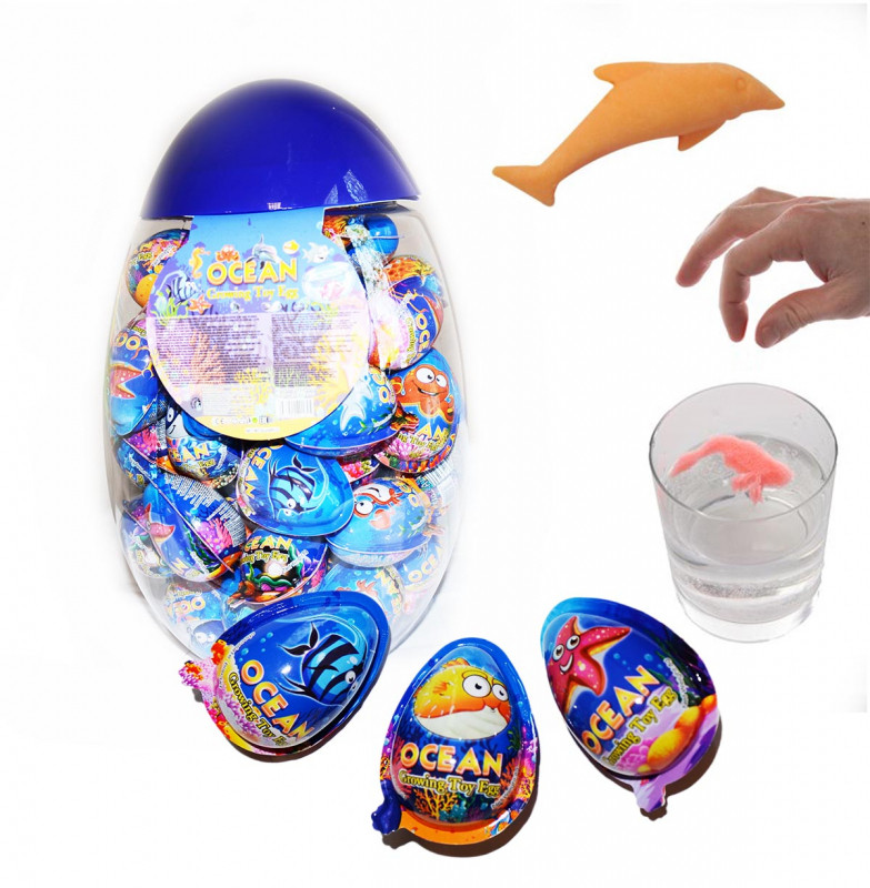 Plastic egg OCEAN GROWING EGG TOY 8g
