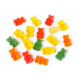 Fruit flavoured gummies BEARS 1 kg