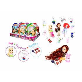 Plastic egg with sweets and toy XXXL PRINCES 25g