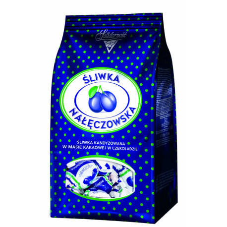 Chocolate candy with sugared plums chocolate with cocoa PLUM CHOCOLATE 350g