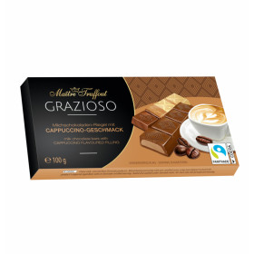 Pieninis šokoladas su kapučino kremo įdaru GRAZIOSO 100 g