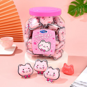 Želė saldainiai PINK CAT GUMMY 18g