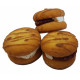 Crispy cookies combined with strawberry and coconut filling, decorated with cocoa-milk glaze MALUSIE1,4 kg