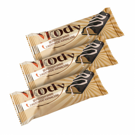 Vafliai su pieno karamele MOODY ŠOKOLADES 1,5kg