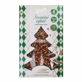 Dark chocolate 50% ŠVENTINĖ EGLUTĖ 100g