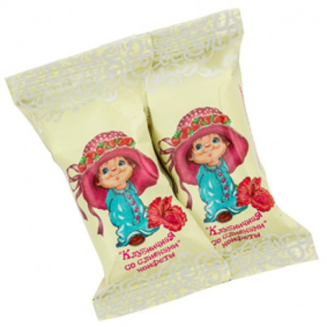 Waffle candies covered with white chocolate ZEMENU 2kg