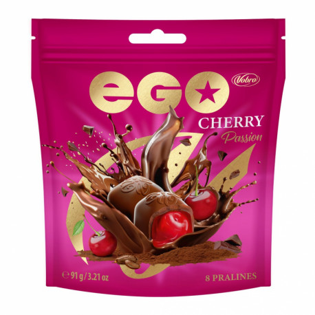 Šokoladiniai saldainiai EGO CHERRY PASSION 91g