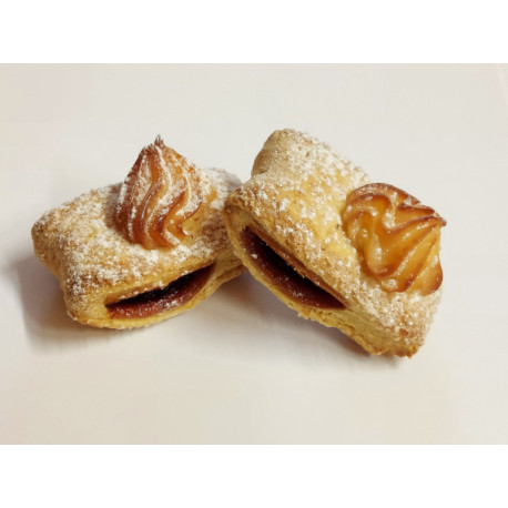 Puff pastry cookies with blueberry filling FLOWER 1,5kg