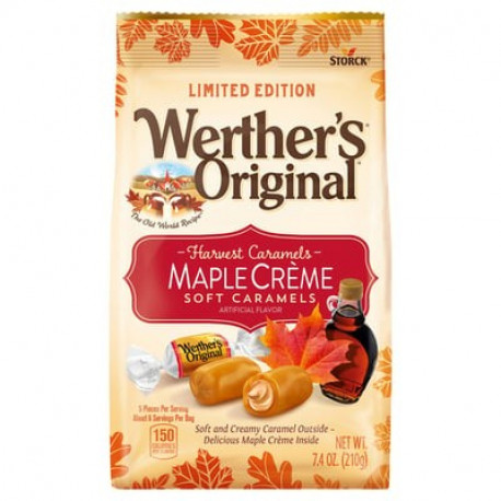 Karamelė WERTHERS MAPLE CREAM 210g