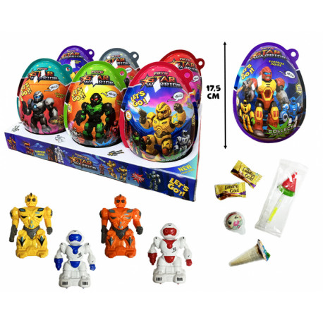 Plastic egg with surprise XXXL STAR WARRIOR 25g