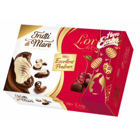 Šokoladinių saldainių su įdarais rinkinys EXCELLENT PRALINES 338g.