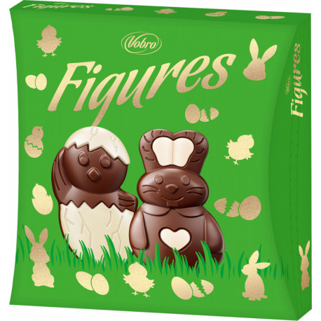 Figures in cocoa coating  FIGURES HAZELNUT 169g